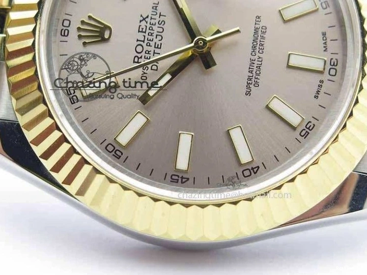 1222 Sleek DateJust II 41mm SS YG BP Maker Best Edition Silver Dial On Jubilee Bracelet A 3675